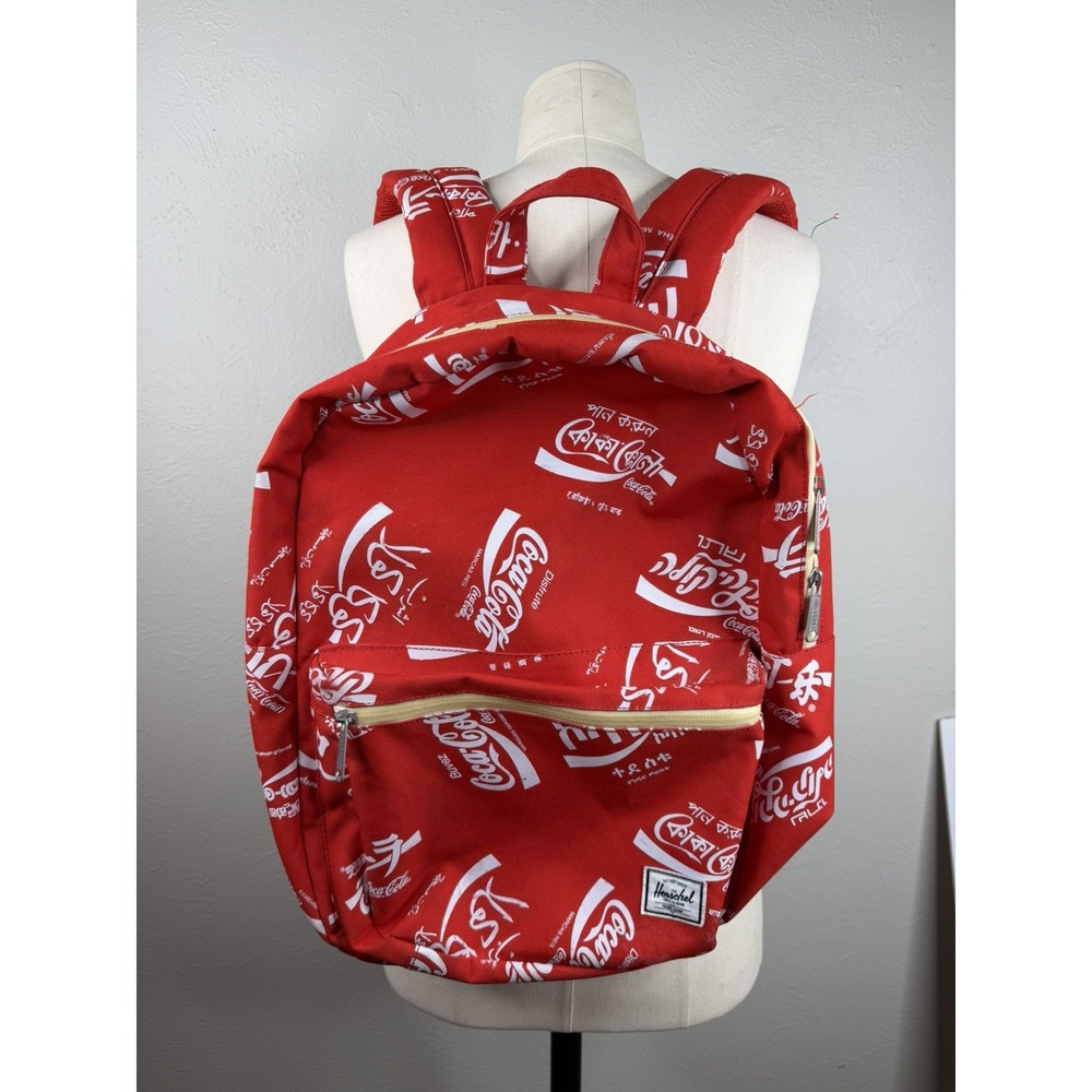 HERSCHEL SUPPLY CO. LAWSON BACKPACK RED/COCA-COLA BACKPACK BAG CARRYALL